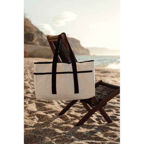 VINGA Volonne AWARE™ recycled canvas strandtas