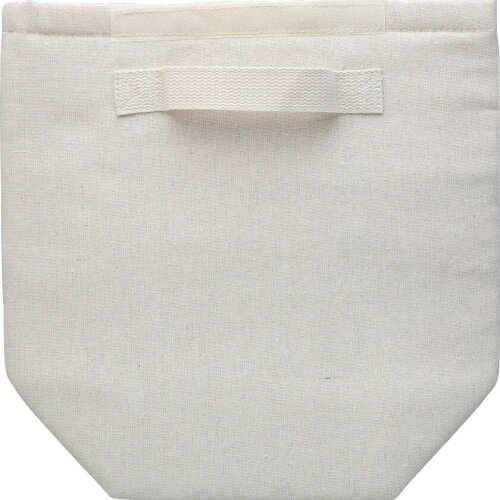 Gerecycled katoen (220 gsm) rolltop koeltas Faith khaki (écru)