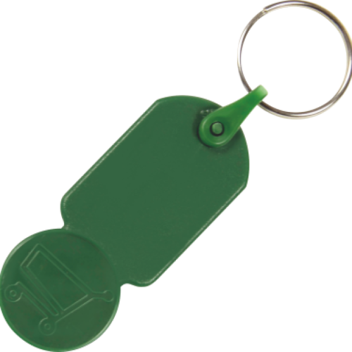 Sleutelhanger winkelwagenmunt relatiegeschenken