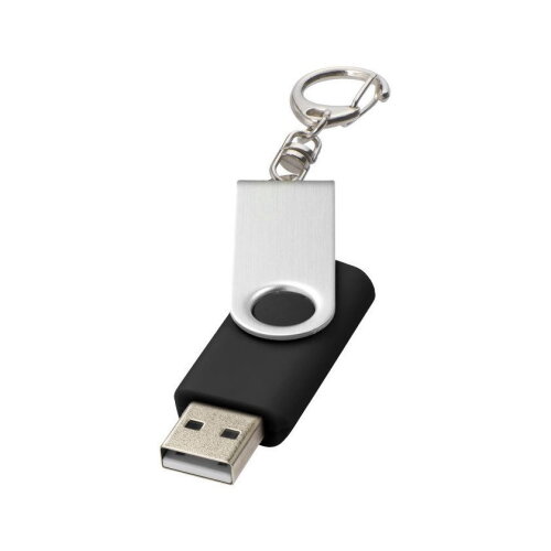 Rotate USB with keychain
