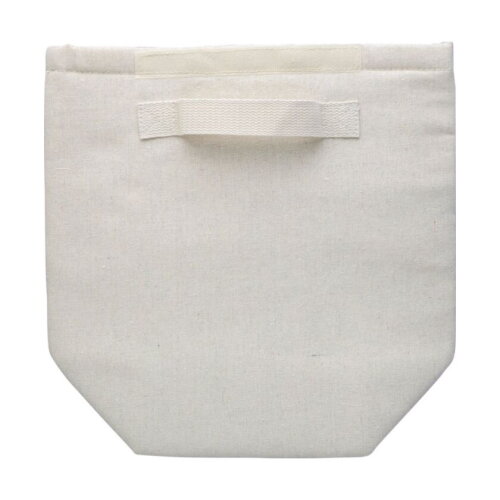 Gerecycled katoen (220 gsm) rolltop koeltas Faith khaki (écru)