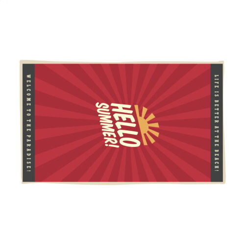 Luxe full color strandhanddoek 300 g/m² 100 x 180 cm
