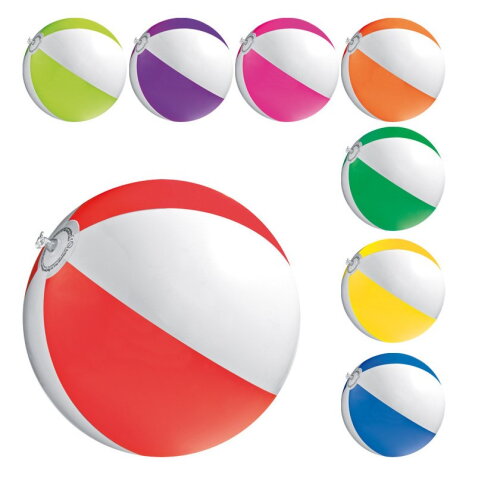 Opblaasbare strandbal met logo