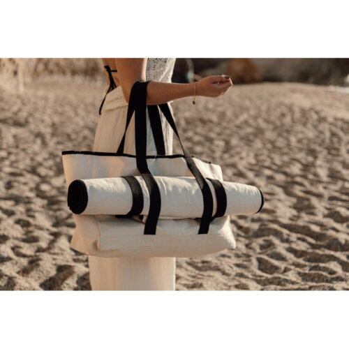 VINGA Volonne AWARE™ recycled canvas strandtas