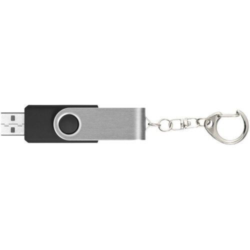 Rotate USB with keychain