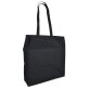 Cotton Bag Lang Hengsel en Souffle Zwart acc. Zwart