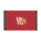 Luxe full color strandhanddoek 300 g/m² 100 x 180 cm