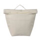 Gerecycled katoen (220 gsm) rolltop koeltas Faith khaki (écru)